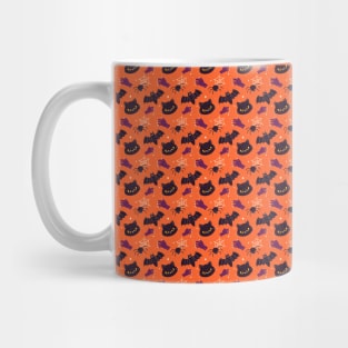 Cute Cat Witch Pattern Mug